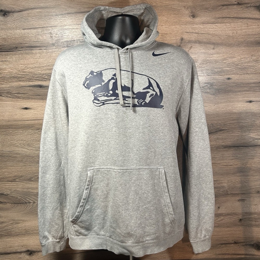 Nike Penn State Nittany Lions Hoodie Size XL GRAY rare Only Worn One Time